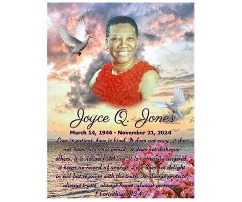Joyce Q. Jones Obituary (2024) - Conway, SC - Latimer's Funeral Home