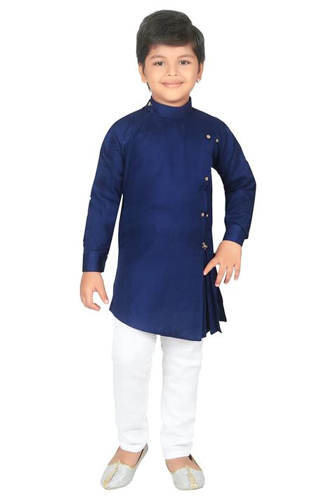 Buy AHHAAAA Kids Indian Ethnic Collection Kurta and Pyjama Set for Boys ...