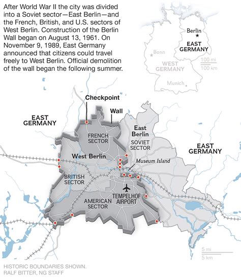 Berlin Wall 1961 Map