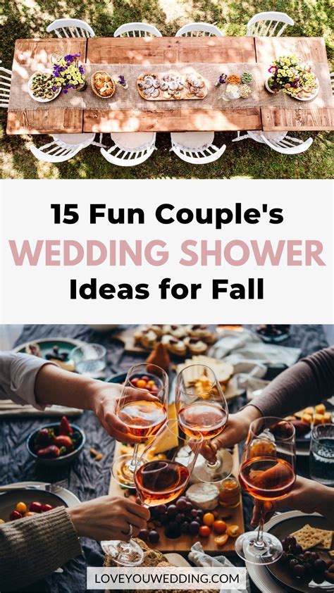 Unique and Memorable Fall Couple's Wedding Shower Themes | Coed Bridal ...