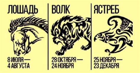 Кельтский гороскоп, знаки в котором определяют животные