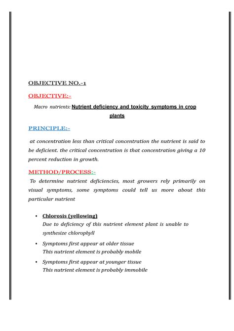 Nutrient deficiency and toxicity symptoms in crop plants macro ...