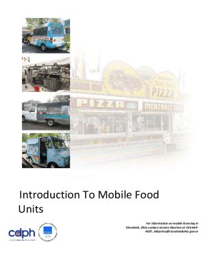 Fillable Online Introduction To Mobile Food Units Fax Email Print ...