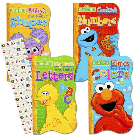 Sesame Street First Board Books - Set of Four ABCs, India | Ubuy