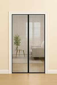 BLESSING DECOR (6.25x2 feet) Magnetic Mosquito Net for Door | Mosquito ...