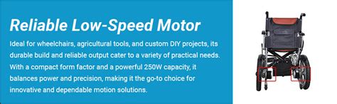 xcluma MY1016Z / ZD101AZ1 24v 250Watt 120RPM Brush Low Speed Permanent ...