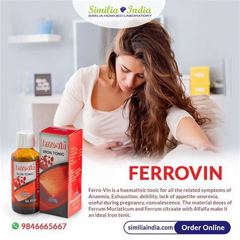 Similia's Iron tonic FERROVIN for Anaemia