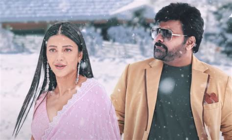 Shruti Haasan Was 'Uncomfortable' Shooting A Song For Chiranjeevi’s ...