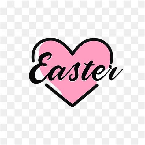 Happy Easter Text PNG Free