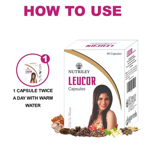 Nutriley Leucor Capsules, Fertility Capsules for Irregular Ovulation ...