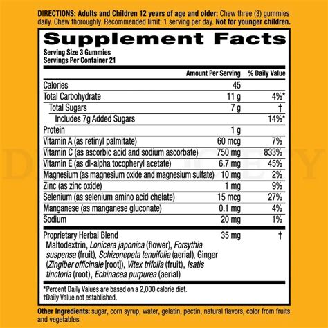 Buy Lot of 2 - Airborne Immune Support Gummies Vitamin C & Zinc ...