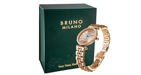 Buy BRUNO MILANO Luxe Diamond Studded Bezel Analog Wrist Watch with ...