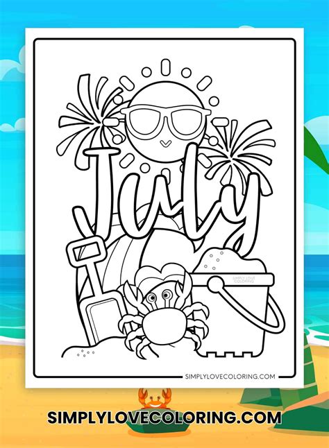 July Coloring Pages (Free PDF Printables) - Simply Love Coloring
