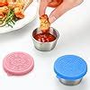 Buy HASTHIP® 2pcs Salad Dressing Container to Go, 40ML Small Containers ...