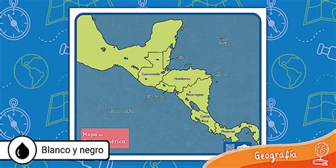 Póster: Mapa de Centroamérica