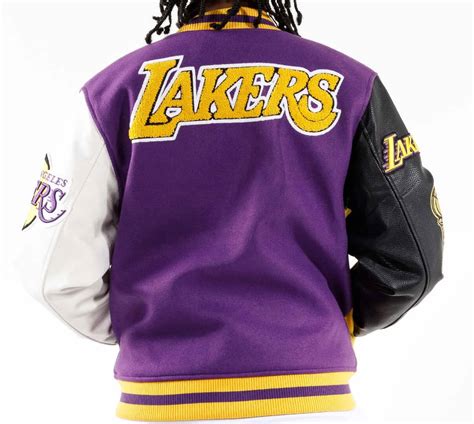 NBA Los Angeles Lakers Logo Varsity Jacket | FJM
