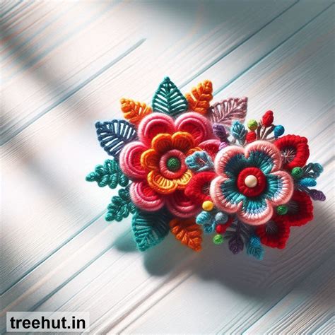 Christmas Crochet Flower Earrings Ideas patterns and how to make them ...