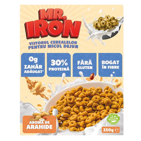 Cereale cu 30% proteina fara zahar low-carb gluten free si vegane Unt ...