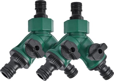2 Wege Verteiler Wasser, 2 Stück 3/4 Zoll 2 Wege Verteiler Wasser mit ...