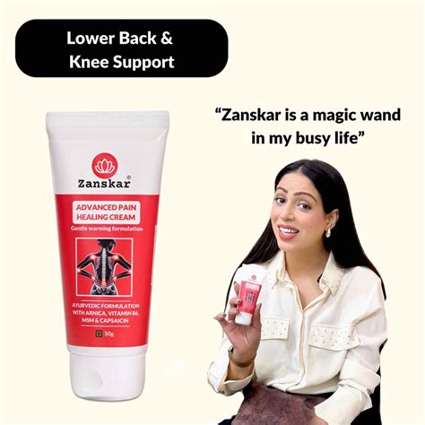Zanskar Advanced Pain Healing Cream (50g) | Muscle Pain Ointment