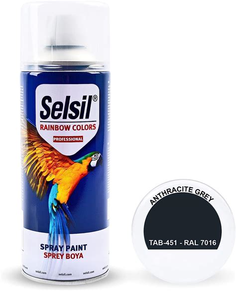 Selsil Anthracite Grey Ral 7016 Spray Paint | Ubuy India