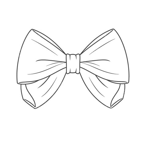 Bow Tie Drawing Outline