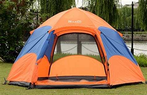 Hanlu HL-8206-2 Portable Double Layer 3-4 Persons Quick Installation ...