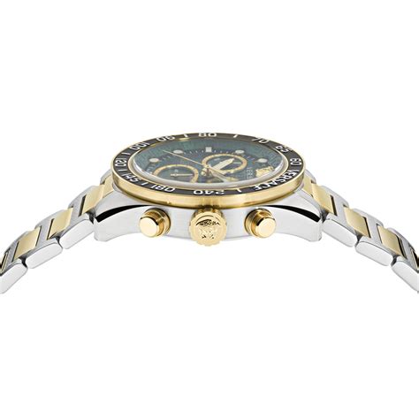 Versace Greca Dome Gold Round Dial Quartz Men Watch - VE6K00423 - At ...