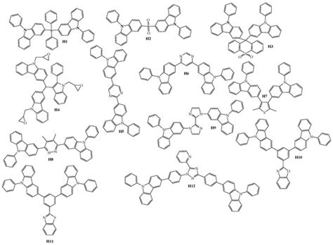 Low Molar Mass Carbazole-Based Host Materials for Phosphorescent ...