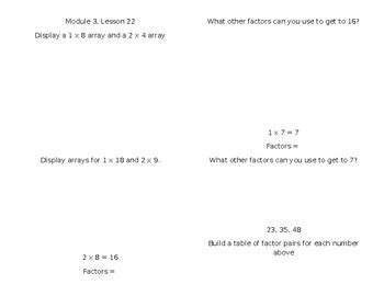 4th Grade Module 3 Lesson 22 的图像结果