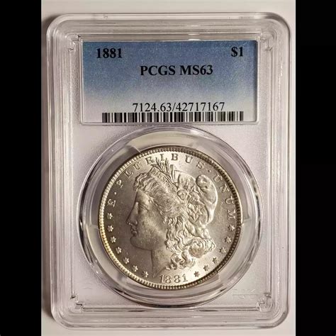 1881 Morgan Silver Dollar PCGS MS-63 - Bob Paul Rare Coins