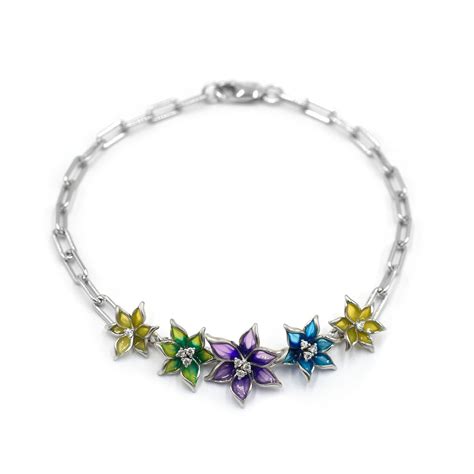 Floral Bliss Silver Bracelet – OnetabyDSG