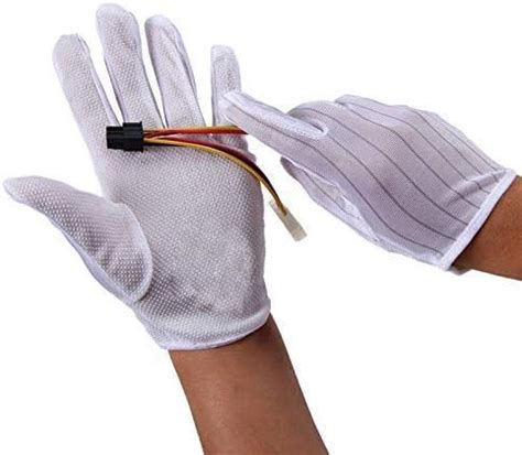 SEP (Sky Electrotek Products) ESD Safe Antistatic Dotted Hand Gloves ...