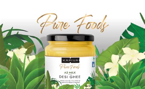 Kapiva Certified A2 Gir Cow Ghee 500ML | Traditional Vedic Bilona ...