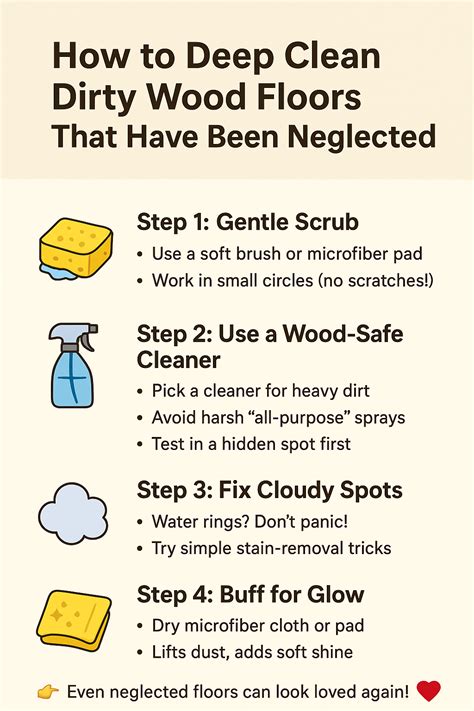 Deep Clean Wood Floor and Bring Back the Glow