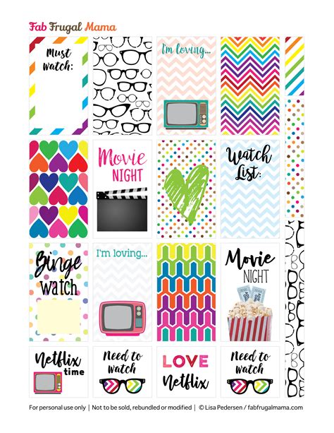 Happy Planner Sticker - Printable Word Searches