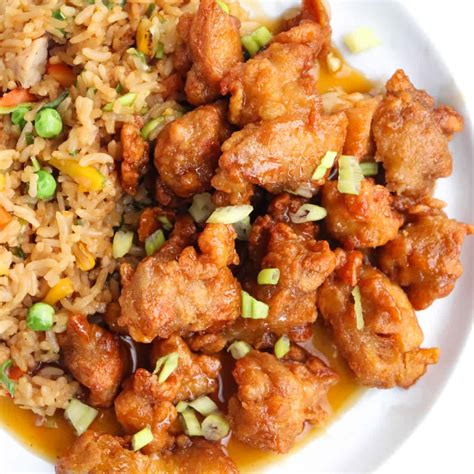 Orange Chicken And Fried Rice