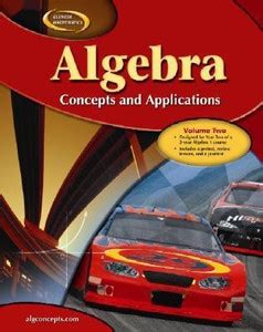 Algebra: Concepts and Applications, Volume 2, Student Edition: Buy ...