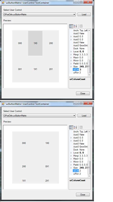 Table Layout Panel VB.NET 的图像结果