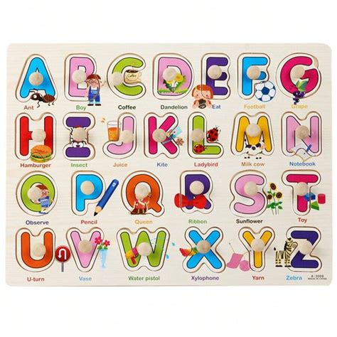 Jeu Éducatif Montessori, Planche De Préhension Manuelle, Puzzle En Bois ...