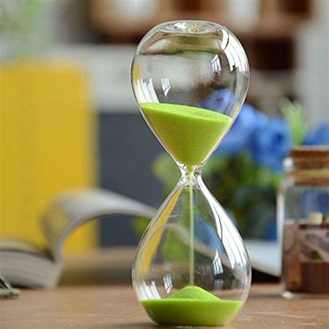 Amazon.com: Large Fashion Colorful Sand Glass Sandglass Hourglass Timer ...