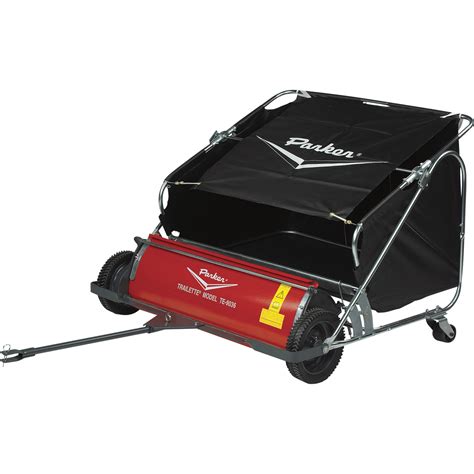 Parker Tow-Behind Trailette Lawn Sweeper — 36in. Wide, Model# TE9036 ...