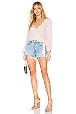 Velvet by Graham & Spencer Sabine Blouse in Bubble | REVOLVE