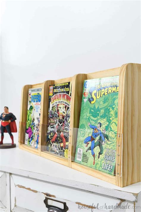 Easy DIY Comic Book Display Shelf - Houseful of Handmade