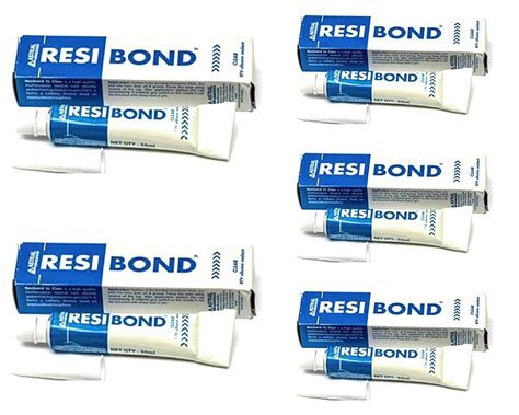 ResiBond - RTV Clear Silicon Sealant Clear HM - 85ml pack of 5 : Amazon ...