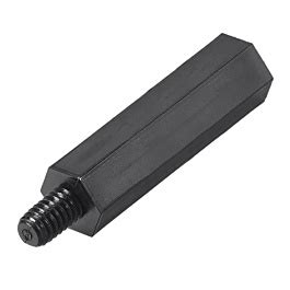 Probots M3 x 10mm Male-Female Black Nylon Hex Spacer Buy Online India