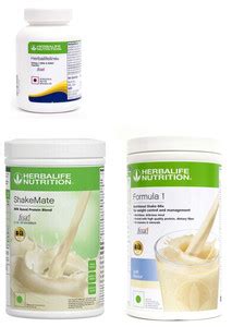 HERBALIFE Weight Loss Combo Shake Mate Vanilla Flavor With Omega 3 ...