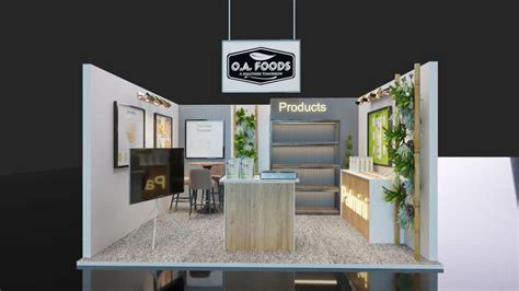 Projet Graphic Designer 3D - Trade Show Booth Rendering | Freelancer