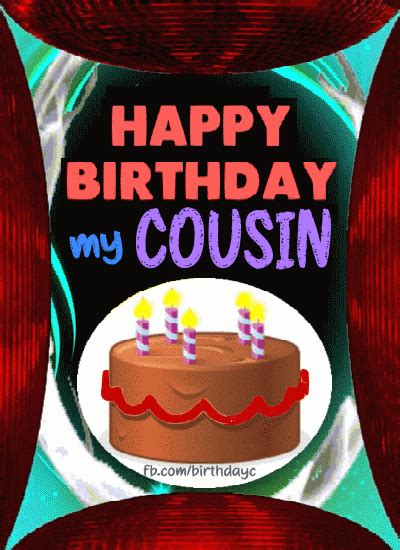 Happy Birthday Cousin images gif