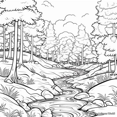 Landscape Coloring Pages - Free & Printable!